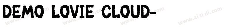 Demo Lovie Cloud字体转换